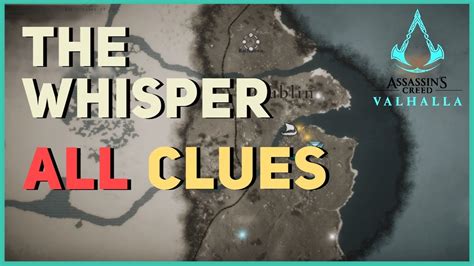 the whisper location ac valhalla|The Whisper All Clues Assassins Creed Valhalla